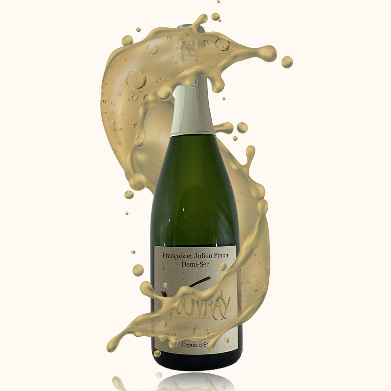 Vouvray Pétillant Demi-Sec Pinon bouteille