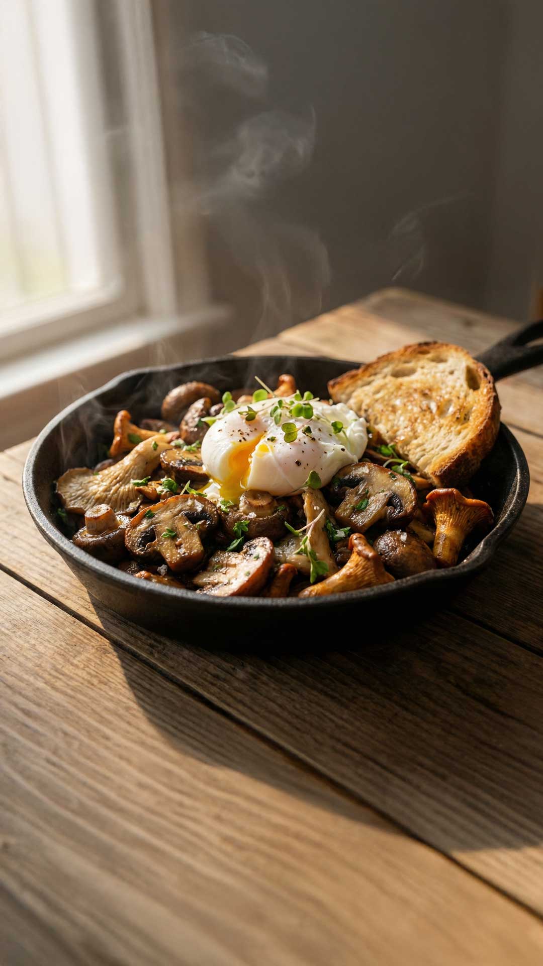 Poêlée de champignons mobile