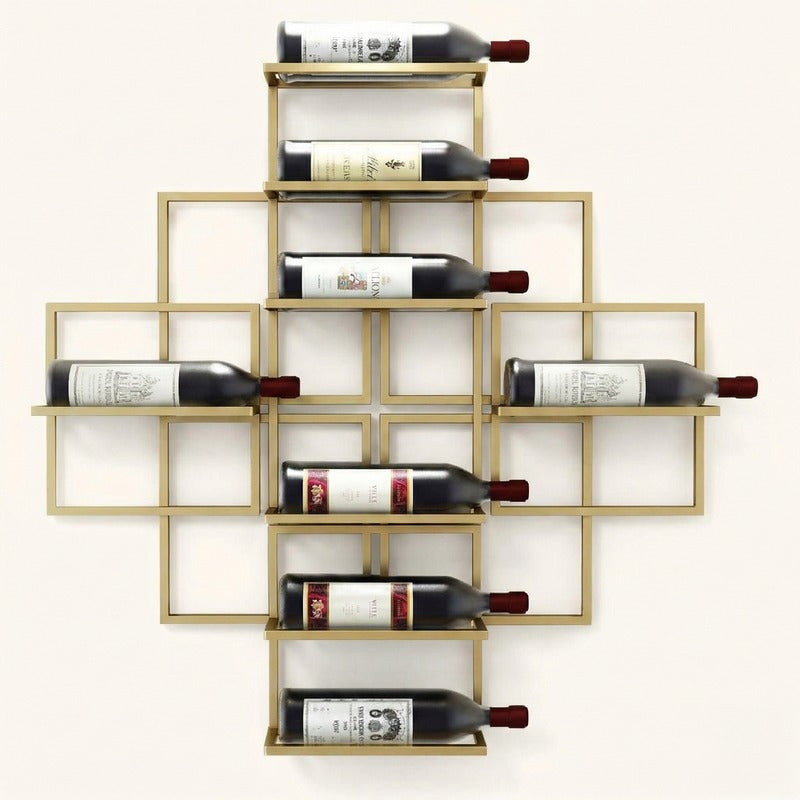 Porte bouteille de vin mural décor