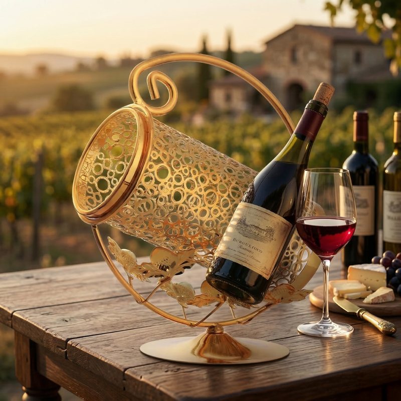 Porte bouteille decoratif décor