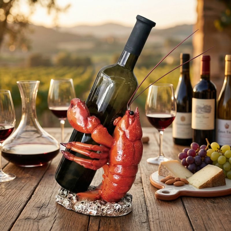 Porte bouteille vin de table décor