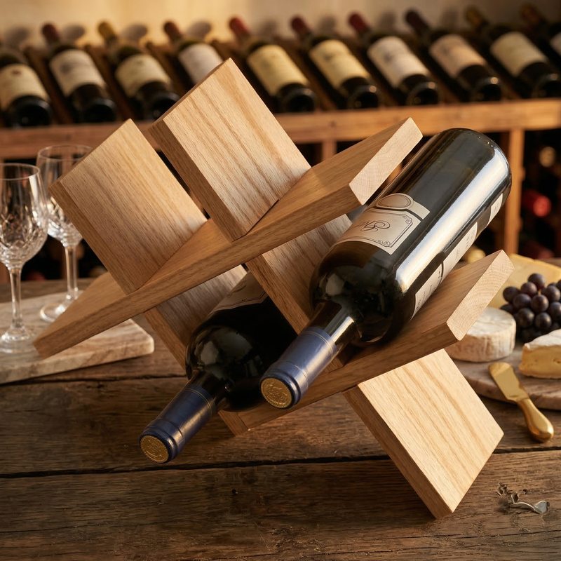 Porte bouteille vin design décor