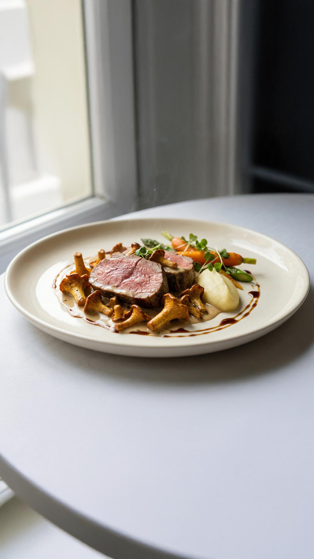 Quasi de veau aux girolles mobile