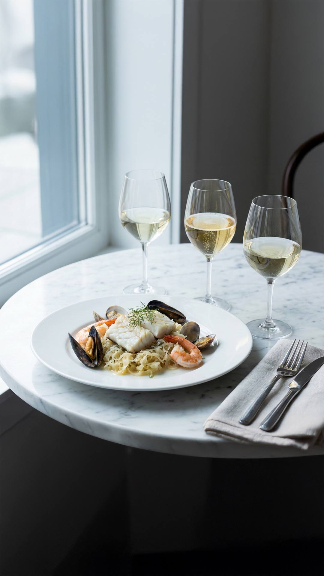 Quel vin avec choucroute de la mer mobile