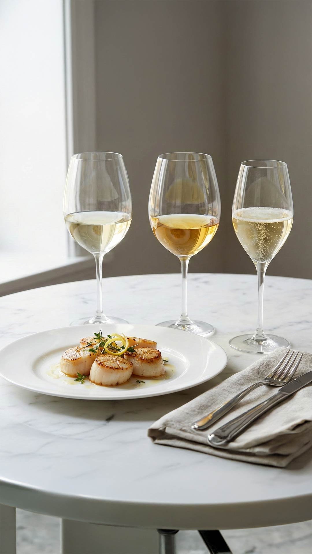 Quel vin blanc avec coquilles st jacques mobile