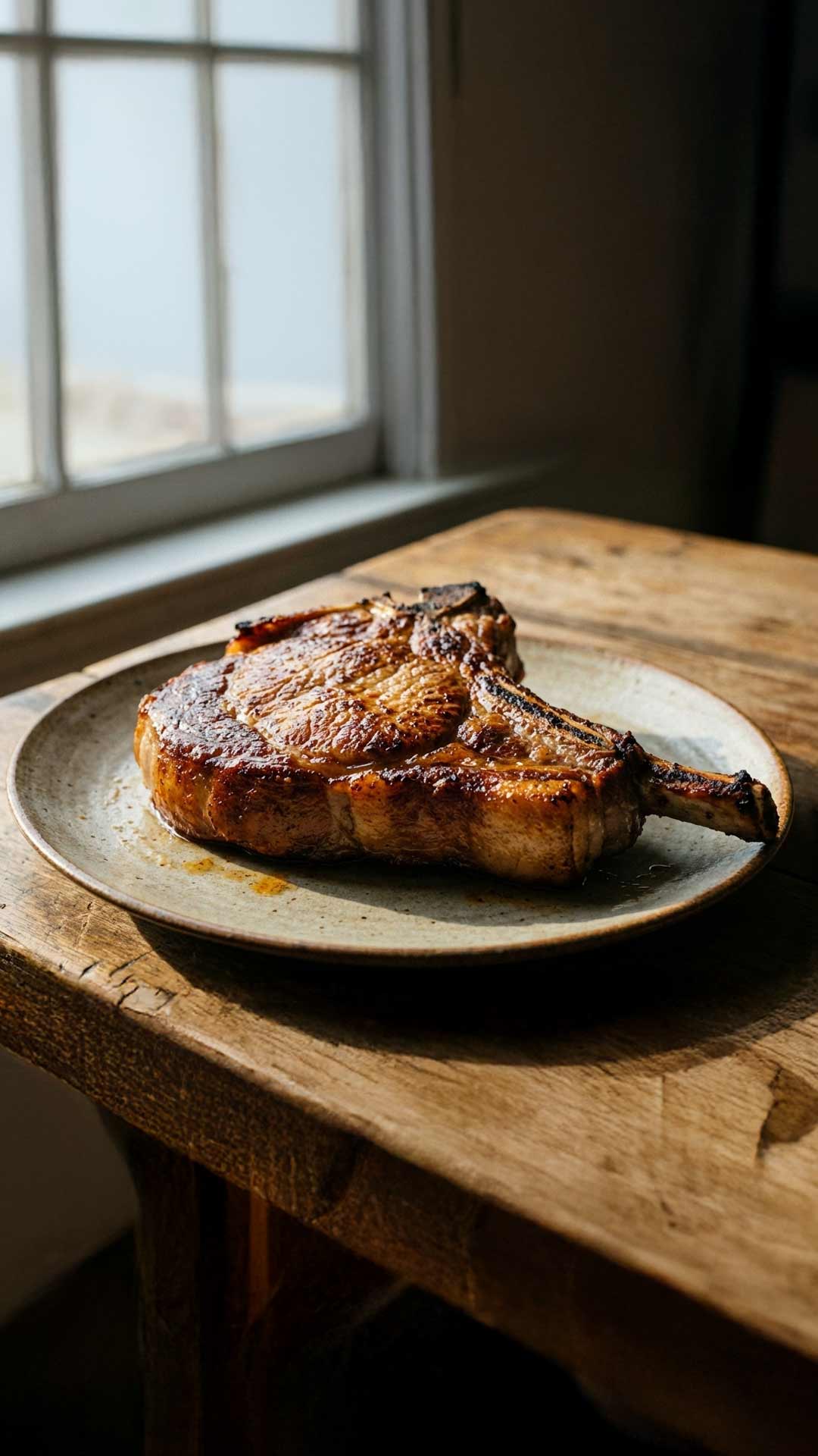 Recette Côte de Veau à la Poêle mobile