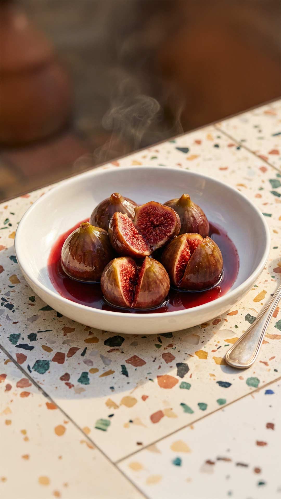 Recette figues confites au vin rouge mobile