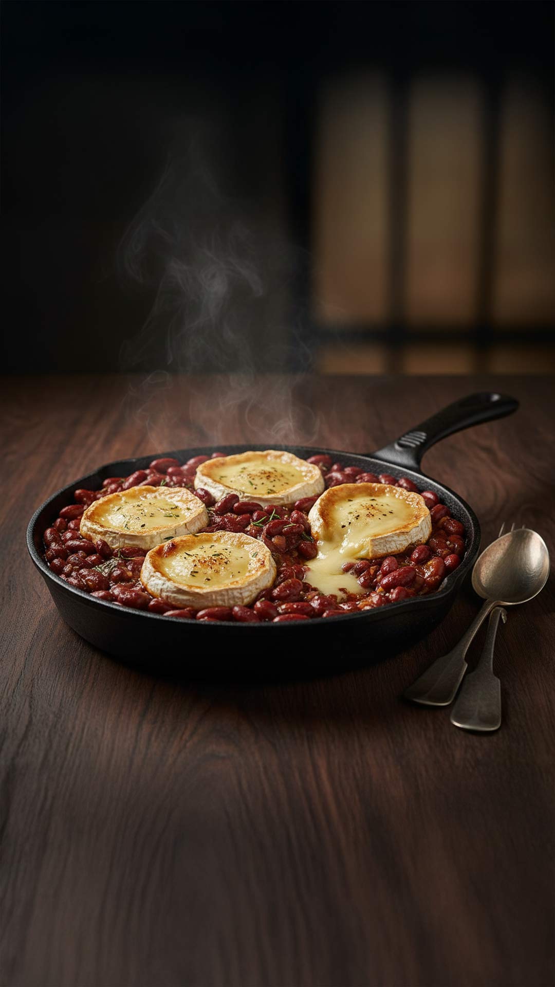 Recette haricots rouges vin rouge et camembert mobile