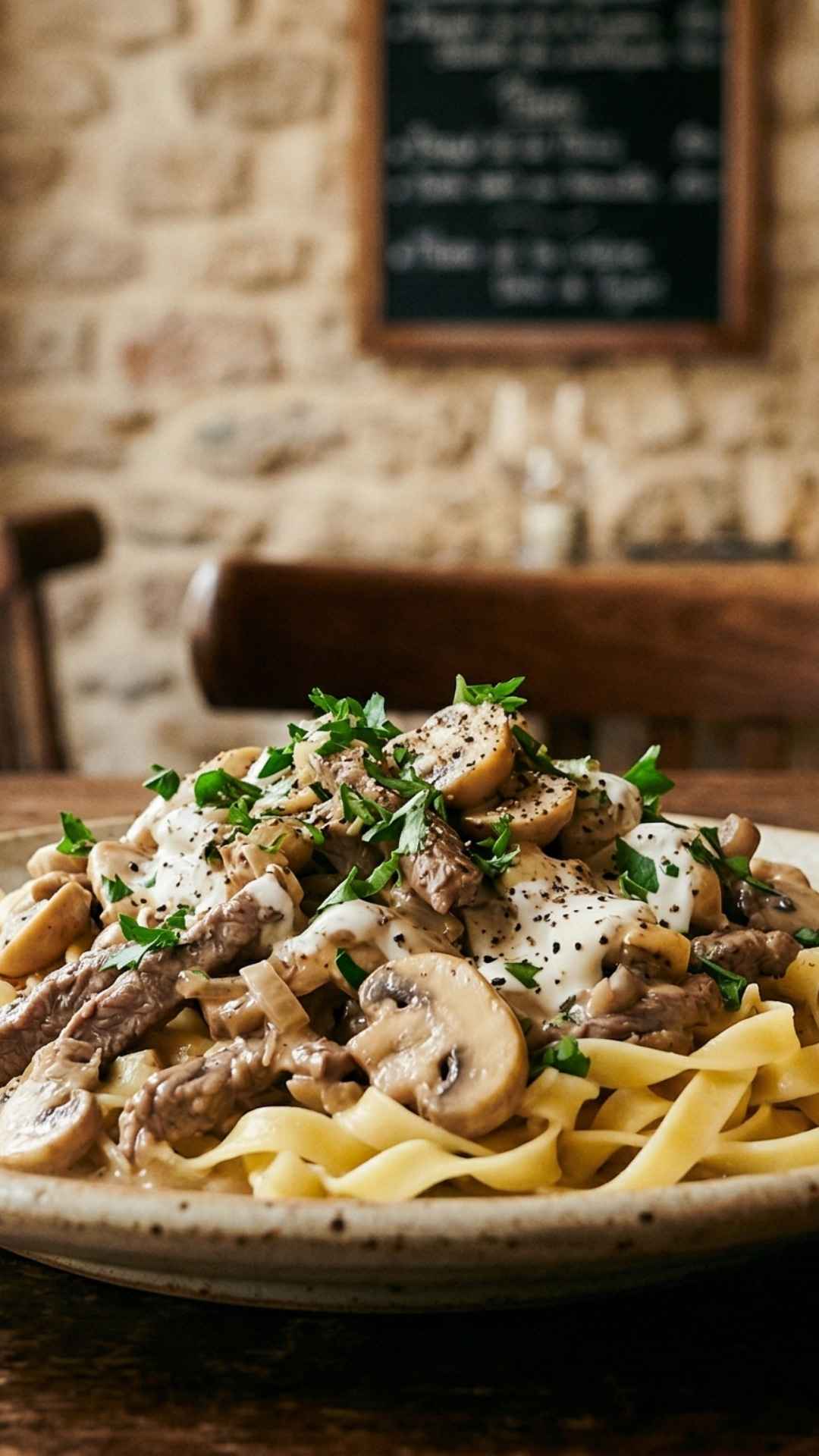 Recette Bœuf Stroganoff Mobile