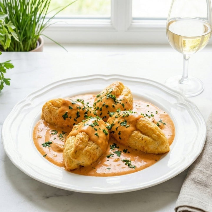 Quenelle de brochet lyonnaise soufflée