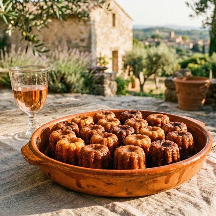 Cannelés bordelais caramélisés au rhum et vanille