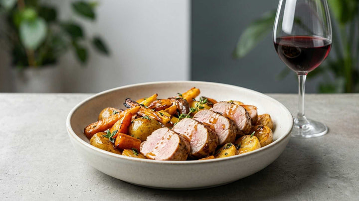 Filet mignon de cochon fermier laqué au miel d'acacia