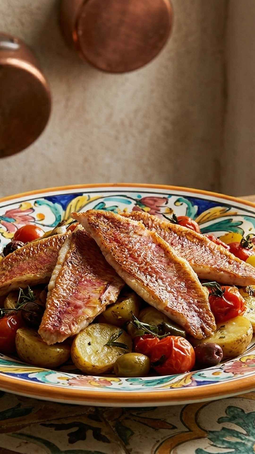 Recette Filets de rougets barbets Mobile