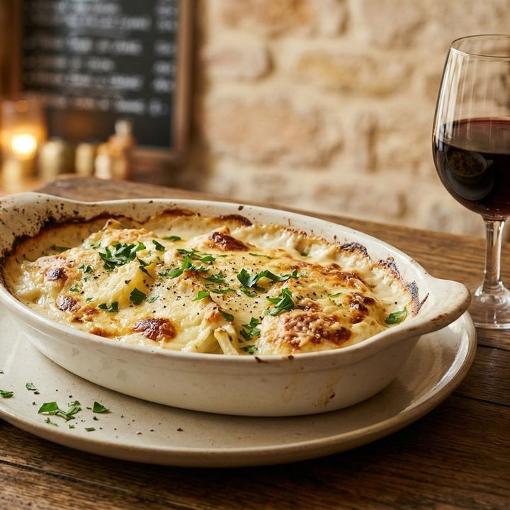 Gratin de fenouil fondant à la béchamel et parmesan