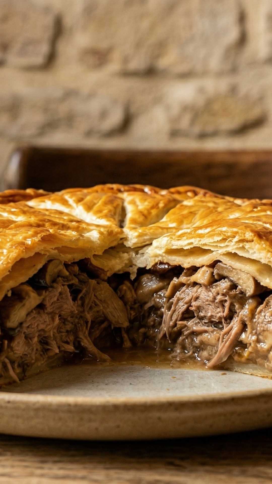 Recette Tourte de canard confit Mobile