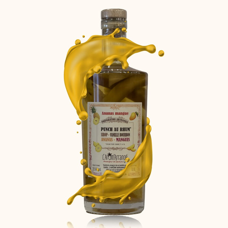 Rhum Arrangé Ananas Mangue bouteille