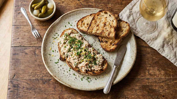 Rillettes de truite aux herbes fraîches