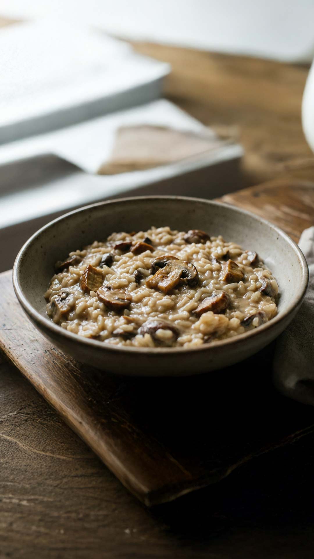 Risotto Crémeux aux Champignons mobile