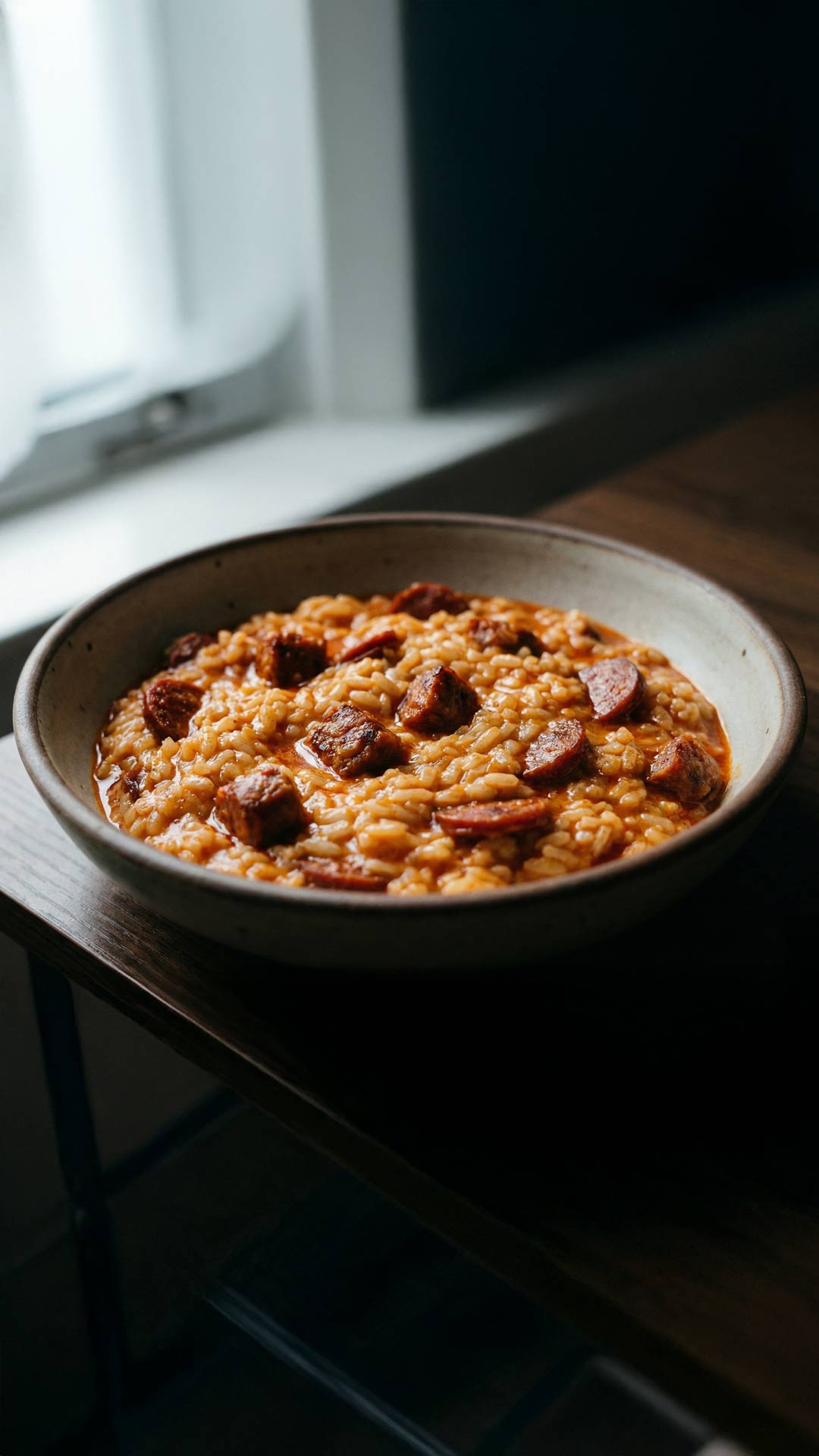 Risotto au chorizo mobile