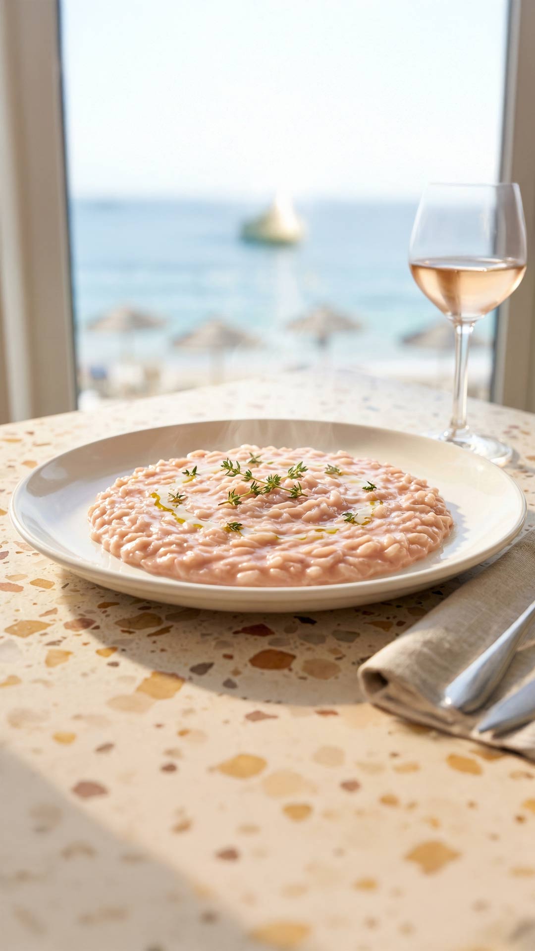 Risotto au rosé mobile