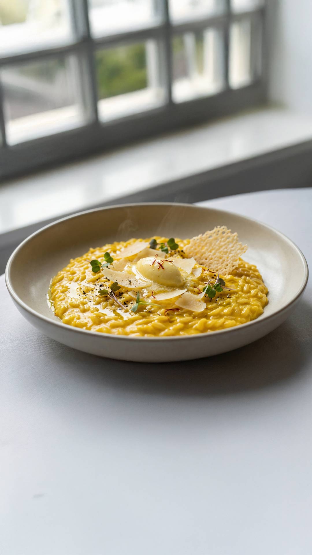 Risotto au safran mobile