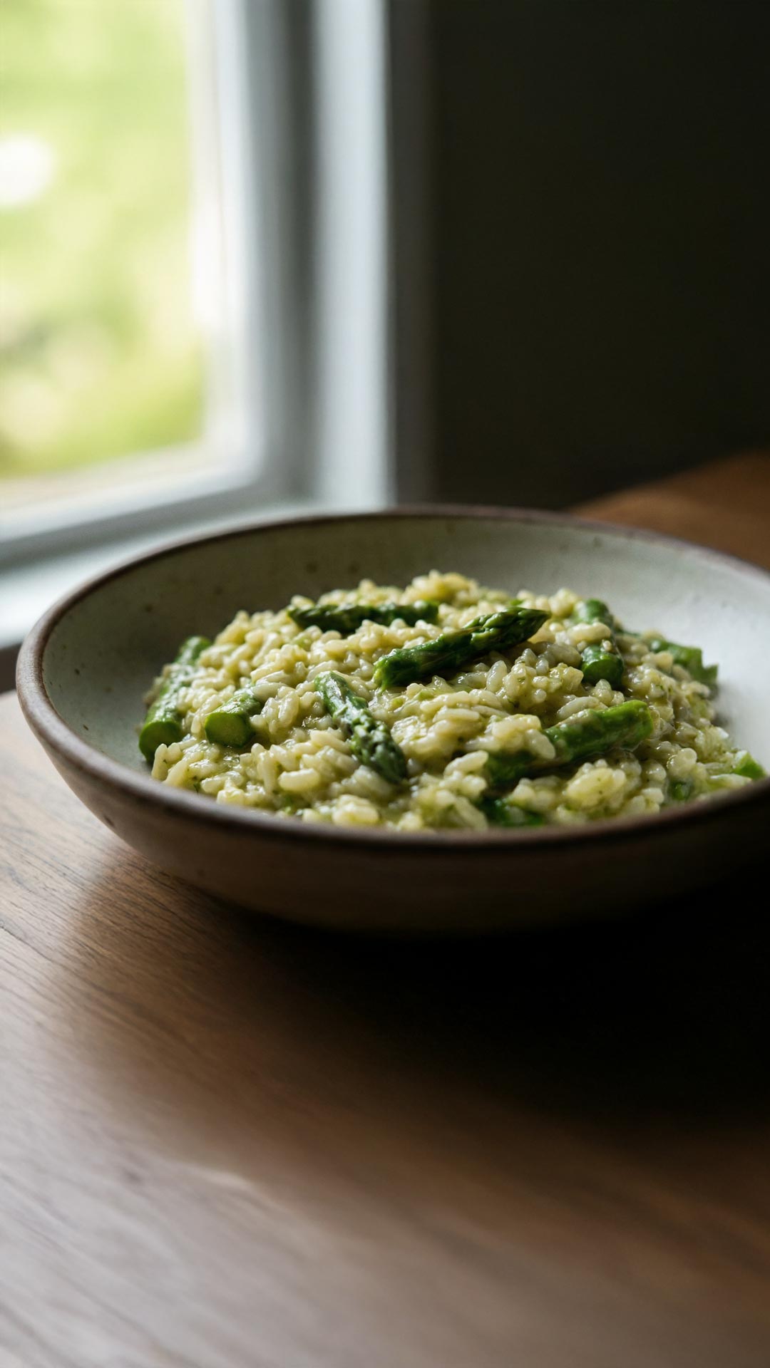 Risotto aux asperges vertes mobile