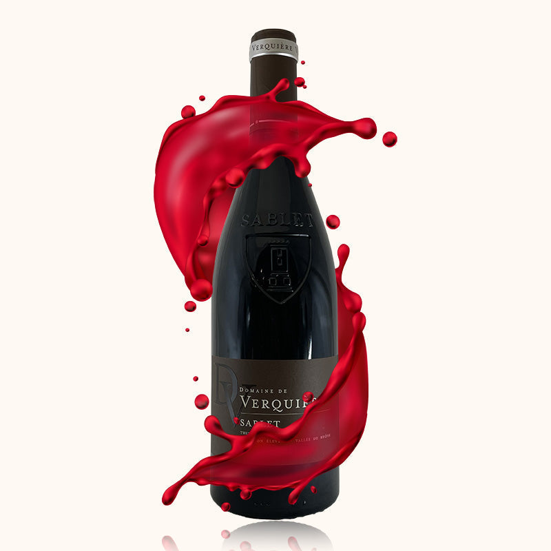 Sablet domaine verquieres rouge bouteille
