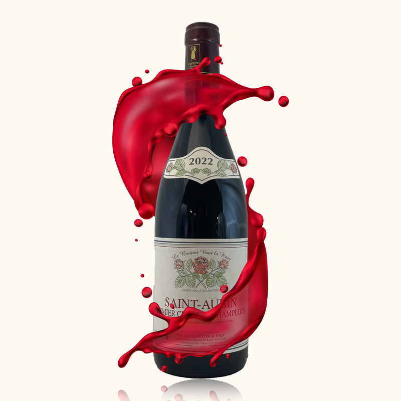 Saint-Aubin 1er Cru Les Champlots Gilles Bouton Rouge bouteille