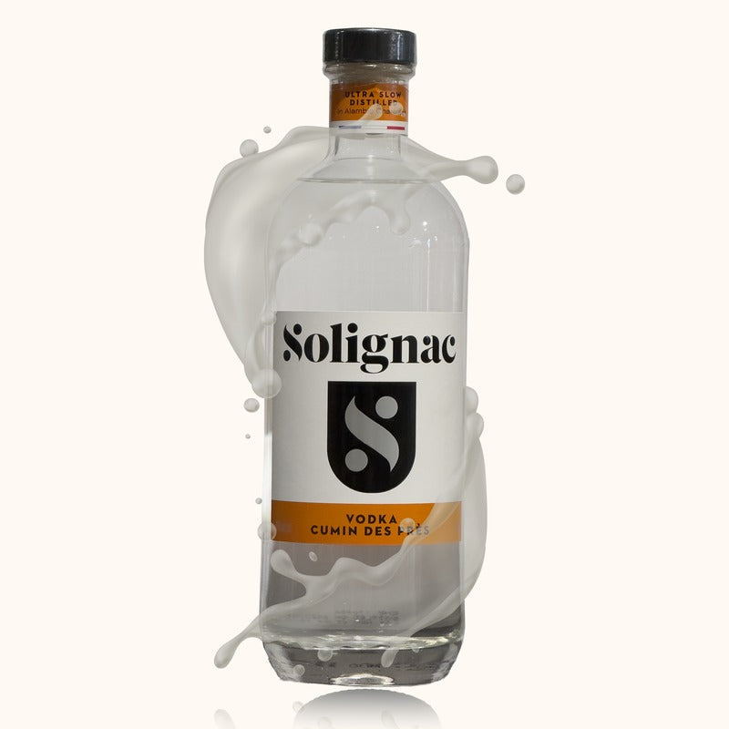 Solignac Vodka Cumin des Prés bouteille
