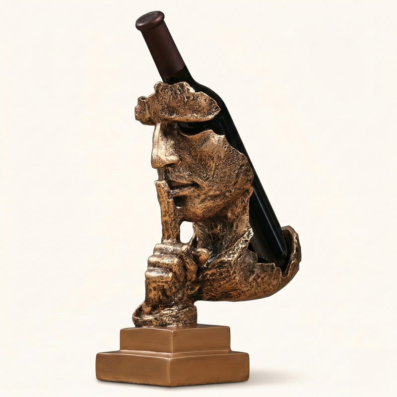 Support de bouteille de vin design décor