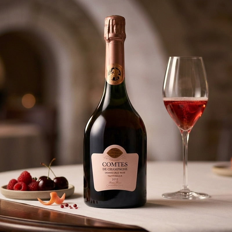 Taittinger Comtes de Champagne Rosé Décor Image