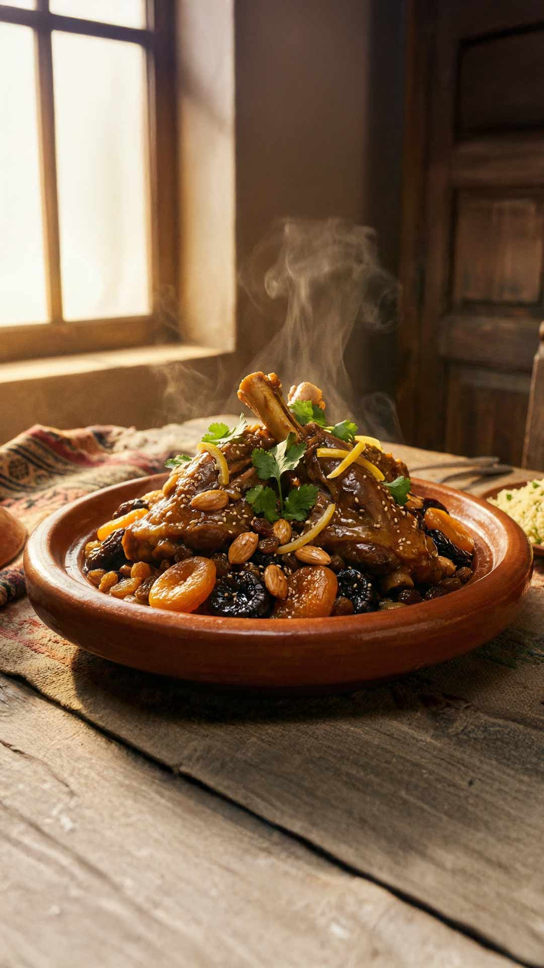 Tajine d'agneau aux fruits secs mobile