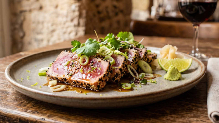 Tataki de thon au sésame et soja
