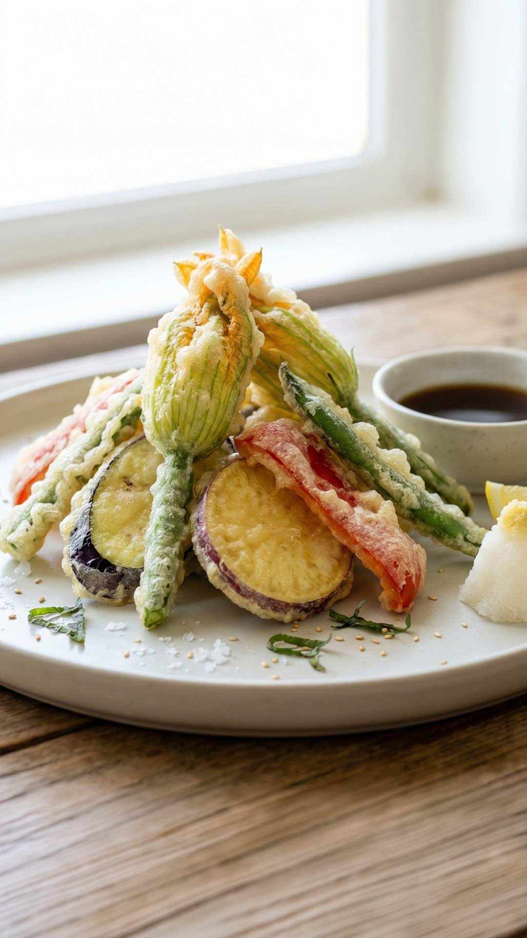 Tempura de légumes mobile