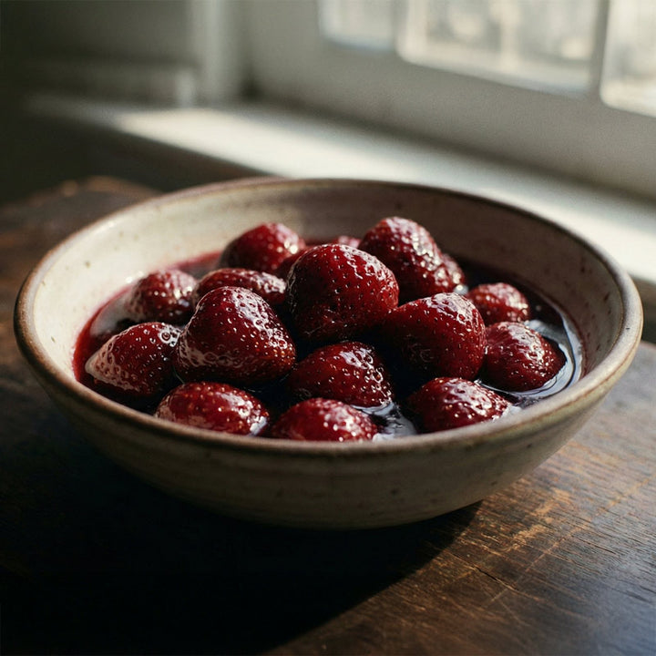 Fraises au vin
