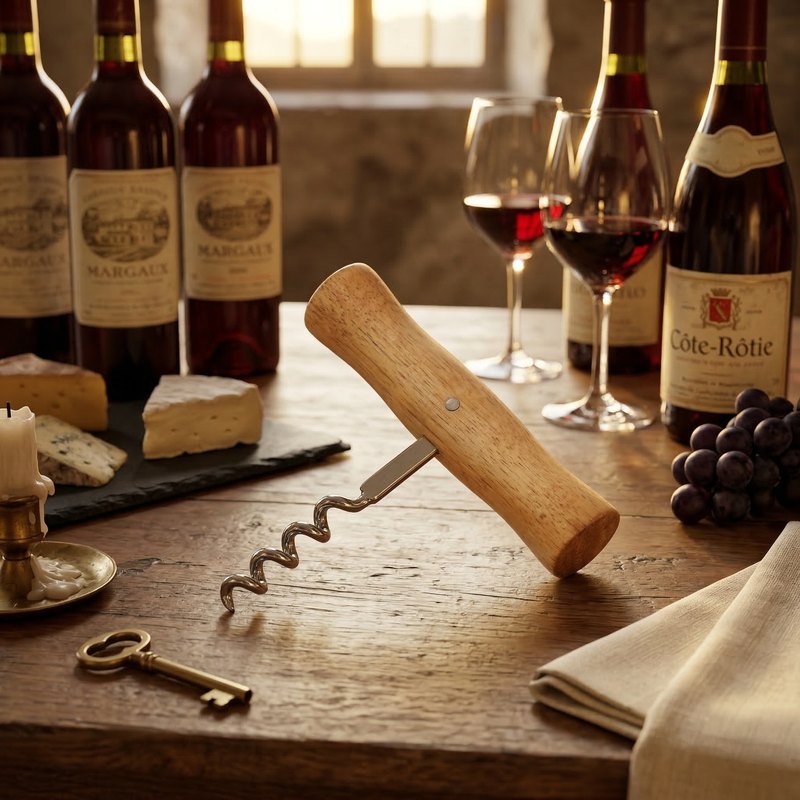 Tire bouchon en t décor