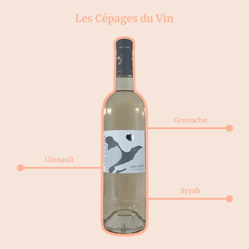 Val de Caire Lou Cantaï Rosé Cépages