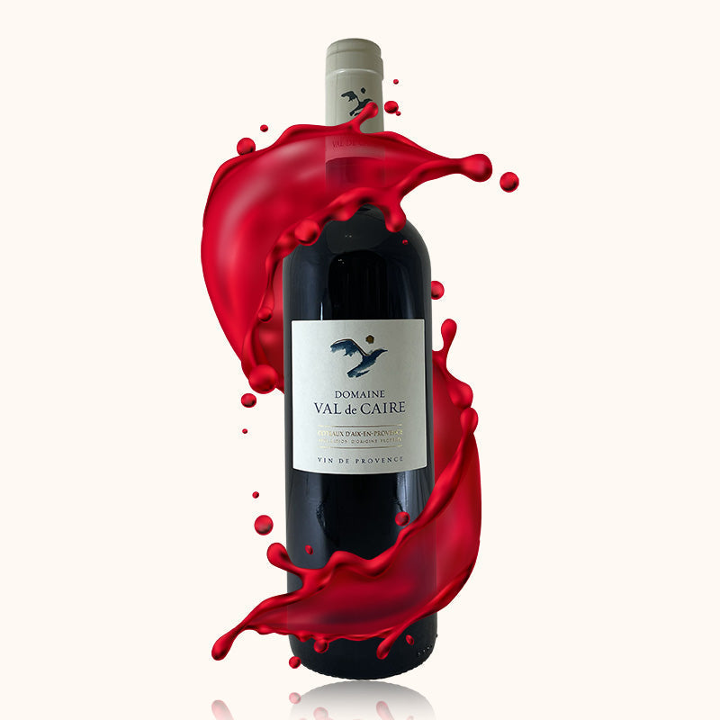 Val de caire rouge bouteille