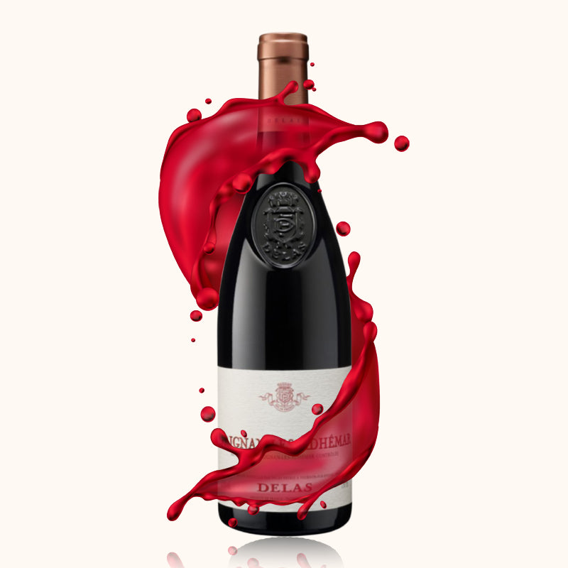 Vin Rouge Grignan Les Adhémars Delas bouteille