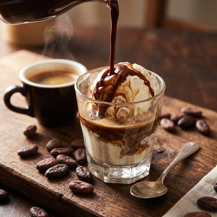 Affogato au cacao