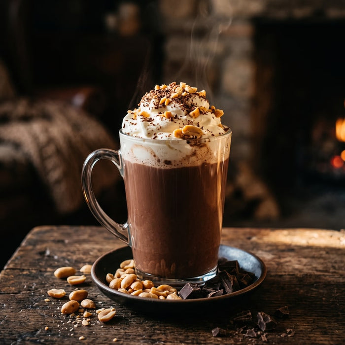 Chocolat chaud au praliné