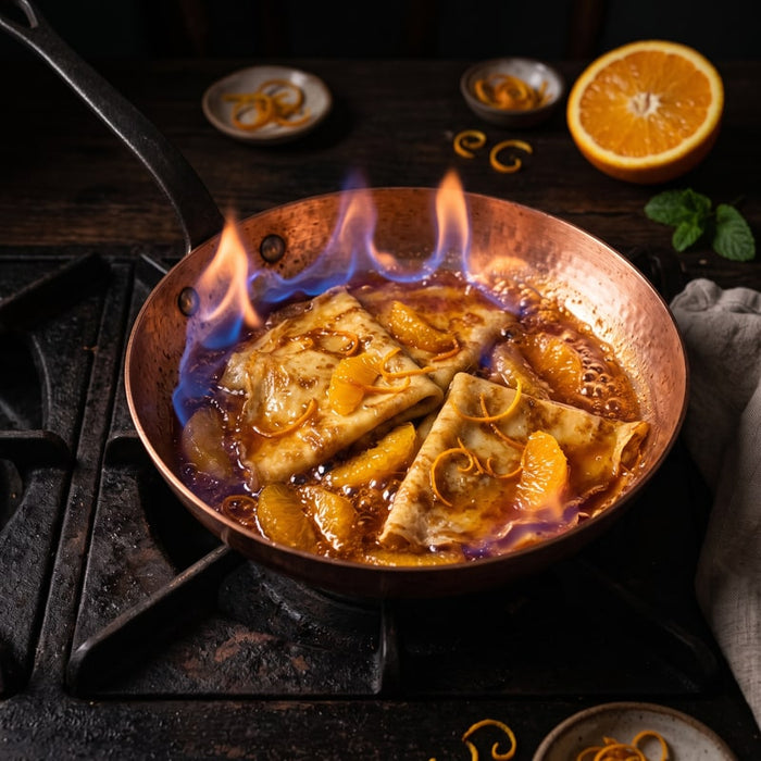 Crêpes flambées