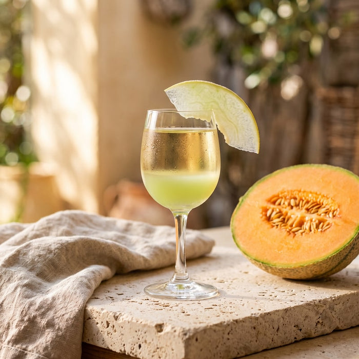 Melon et porto blanc