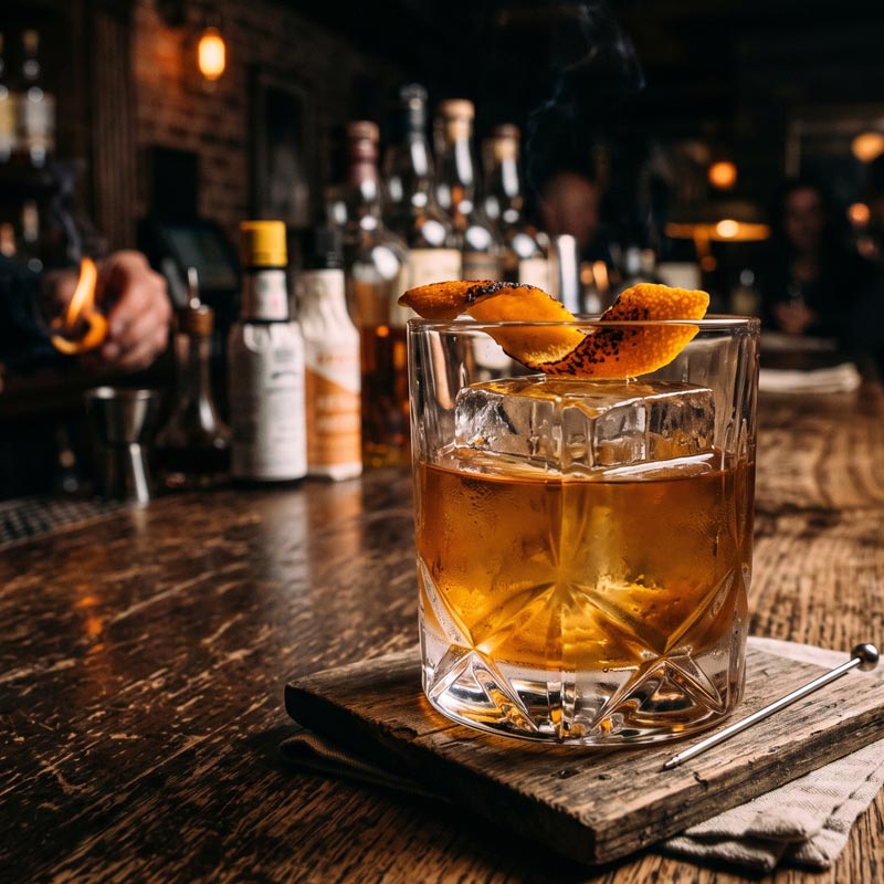 Old fashioned au gin