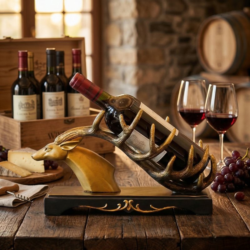 Porte bouteille a vin décor
