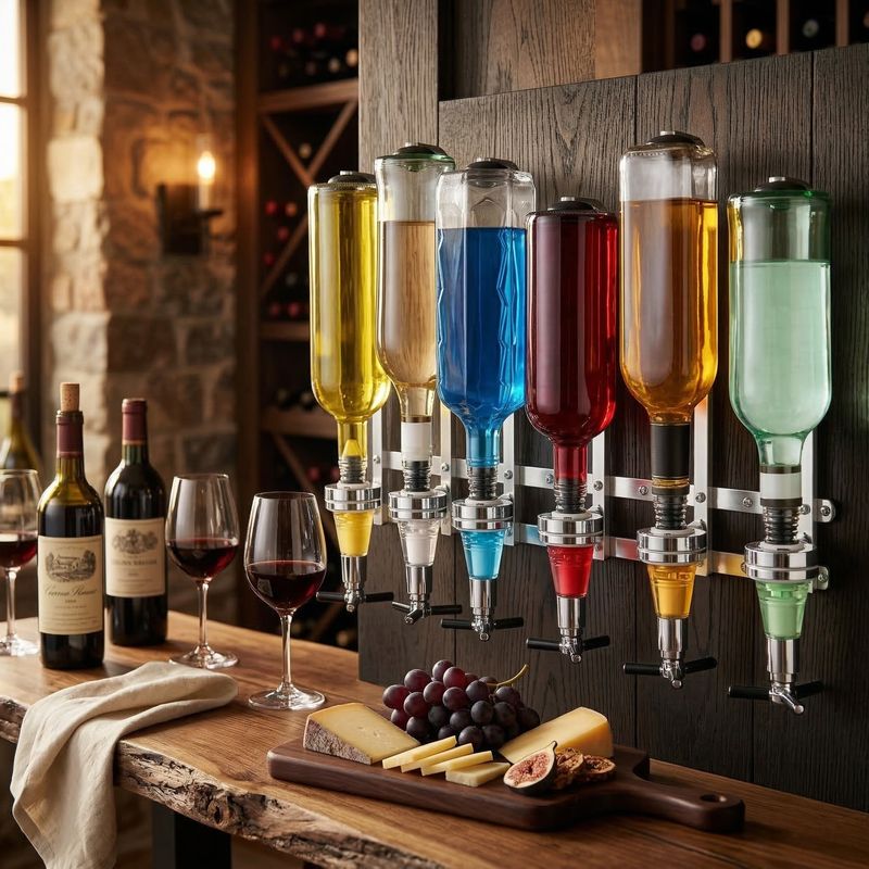 Porte bouteille bar décor