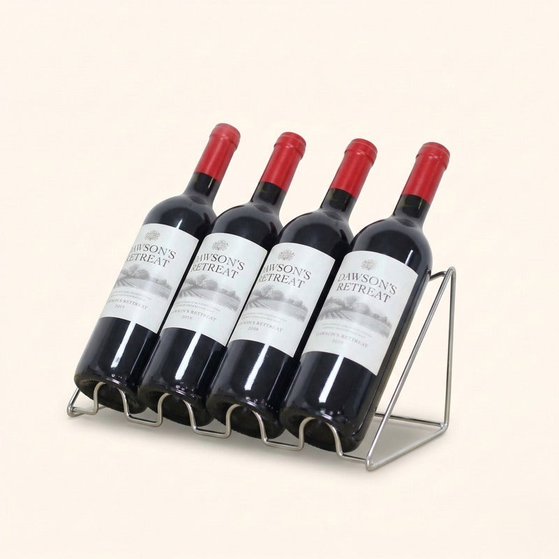 Porte bouteille chrome