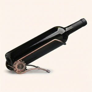 Porte bouteille de vin en fer