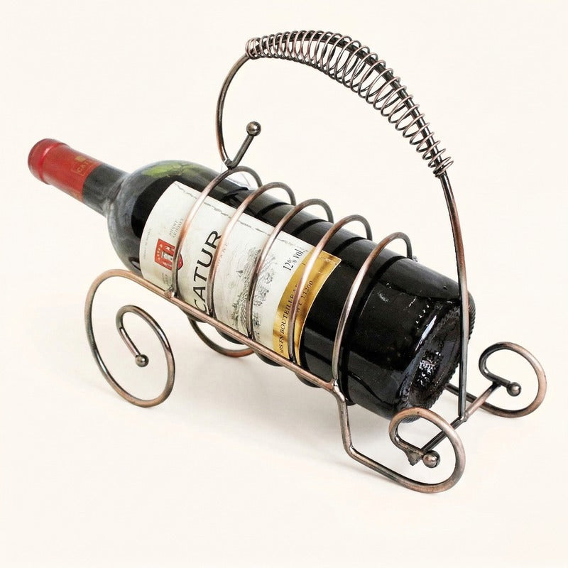 Porte bouteille de vin metal
