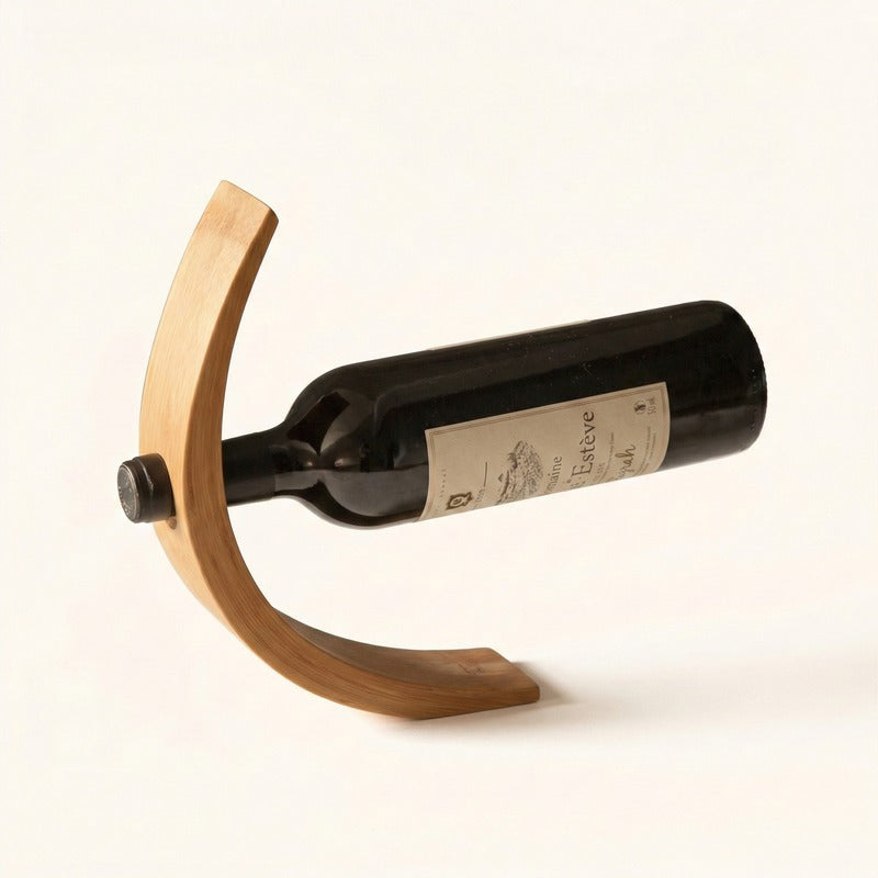 Porte bouteille design bois